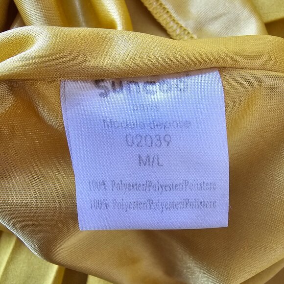 British Boutique Collection Classic Yellow Dress M - Picture 4 of 4